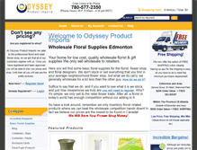 Tablet Screenshot of odysseyproductimports.com